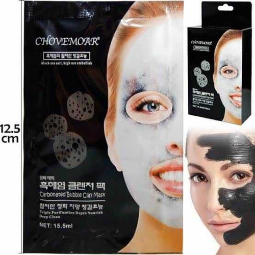 Mascarilla Coreana Bubble Mask Burbujeante Carbón $75