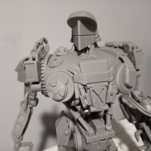 Impresión 3d Cain Rcop Resina Abs 20 Cm Alto
