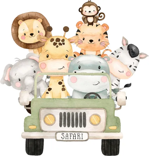 comprar Kit Imagenes Png Clipart Selva Animalitos Safari Para Niño\u002Fa