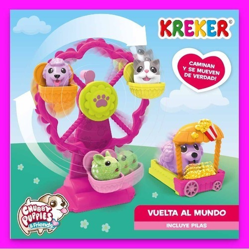 Chubby Puppies & Friends - Paseo En Tren - Spin Master