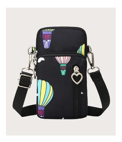 Bolso De Celular De Metal Con Adorno De Corazón