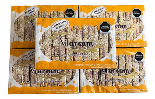 50 Barras Alegrias Amaranto Miel Cacahuate Pasas Piloncillo
