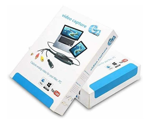 Convertidor De Captura De Vídeo Usb, Vhs A Dvd Capturadora