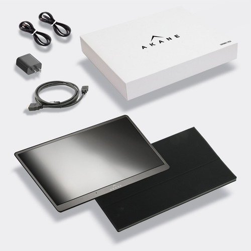 Monitor Portátil Full HD 15.6 Pulg., Pantalla para Laptop, Celular y Consola, Conexión USB-C y Mini HDMI, para Android, iOS, Windows, Nintendo Switch