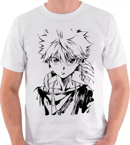 Camiseta Hunter Leorio H22 Gon Anime Killua Camisa Blusa