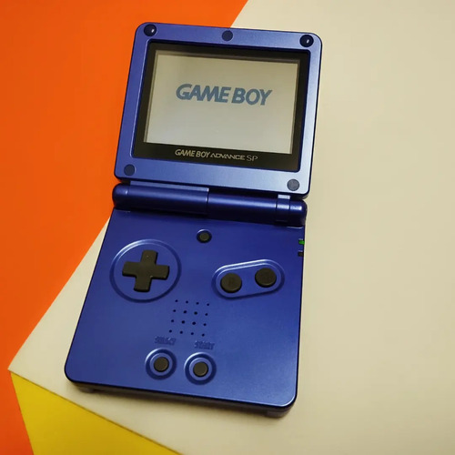 Gameboy Advance Sp Cobalt Blue Con Cargador Original.