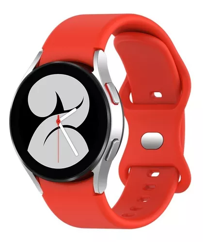 Correa Pulso Manilla de Cuero 22mm (milímetros) para reloj o Smartwatch  Casio Xiaomi fossil Huawei Samsung Michael Kors Color Rojo