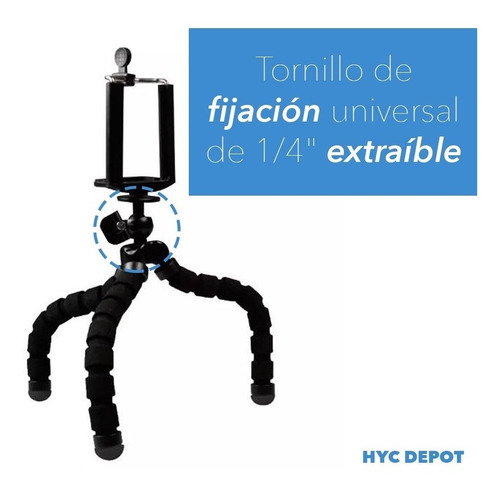 Mini Tripode Flexible Estilo Araña Para Celulares/camaras