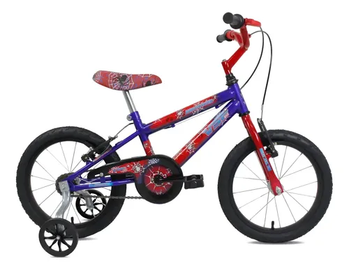 Bicicleta Infantil Aro 16 Masculina Até 7 Anos Super Heróis VSPBIKE