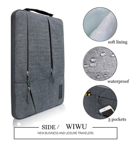 Pasta Bolsa Wiwu P/ Notebook Apple Macbook Air Pro M1 E M2