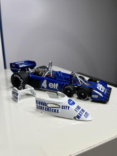 Tyrrell P34 Six Wheels Gp Bélgica F1 1977 1/18 Tsm S/caixa Azul (Usado)