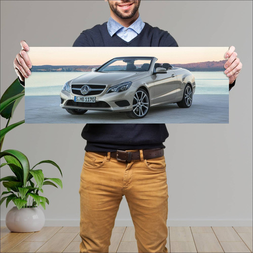 Cuadro 30x80cm Auto 2013 Mercedes Benz E Class C 148