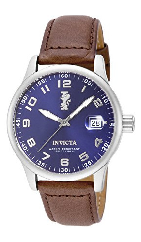 Invicta 15254 I-force Para Hombre, Esfera Azul, Piel Marrón