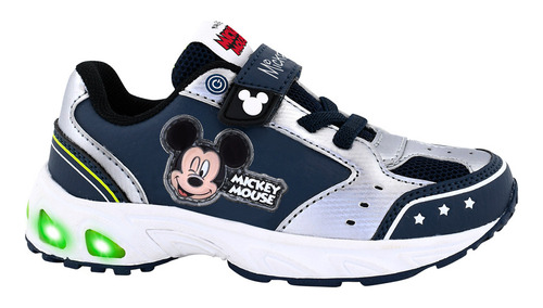 Zapatillas Mickey Orejitas  C/luz Al Pisar Footy Oficial 