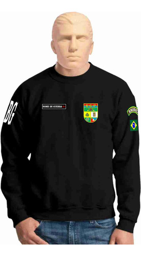 Blusa Moletom Sem Capuz Batalhão Guardas Bg Militar Alusiva