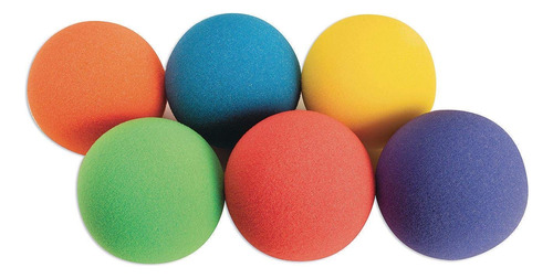 Juego De Pelotas De Espuma Spectrum 15 Cm Set De 6