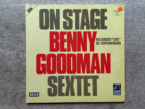 Disco Lp Benny Goodman Sextet - On Stage (1973) Aleman R10