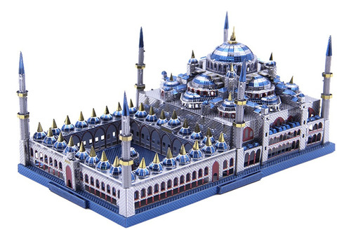 K Juguete De Montaje De Modelos De Mezquitas Azules 1:680