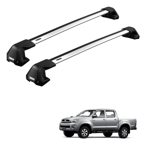 Rack Bagageiro Teto Toyota Hilux 05 Até 15 Evo Edge Thule