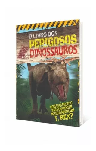  Livro de colorir para crianças dinossauros perigosos