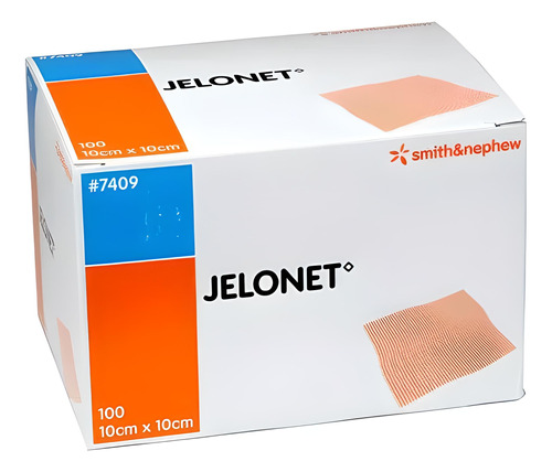 Apósito Jelonet 10x10 Caja Con 100 Pzas Marca Smith & Nephew