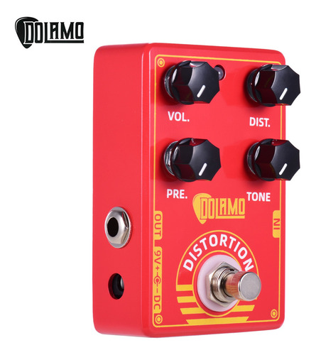 Pedal De Efeito De Guitarra De Distorção Dolamo D-9 Com Pres