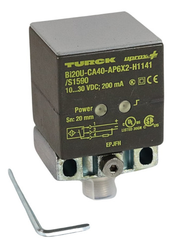 Bi20u-ca40-ap6x2-h1141/s1590w/bs2.0 Sensor In Turck 1627297