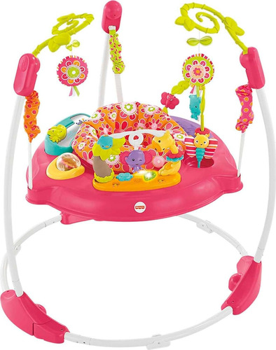 Silla Saltarina Fisher Price Bebe Gimnasio Rosa Djc81-999c