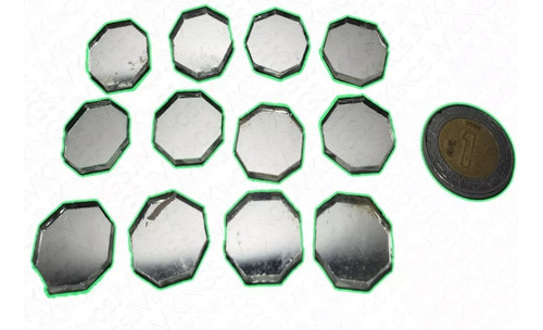Jmk Esoterico Espejo Octagonal Mini - Para Amuletos 12 Pzas 