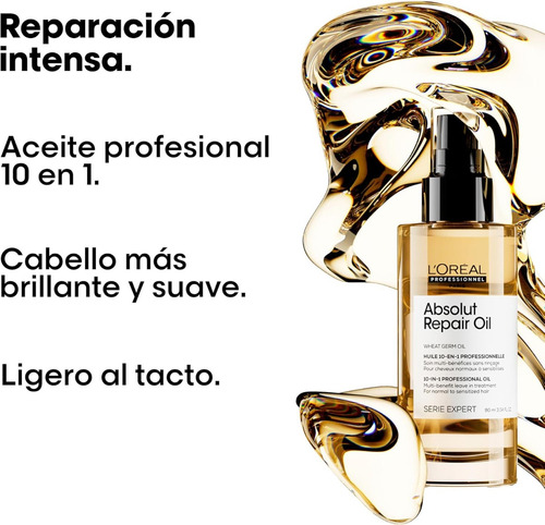 Absolut Repair 10 En 1 Aceite Reparador Cabello Dañado