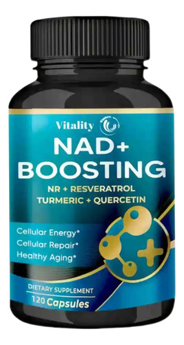 Nad +boosting (resverastrol-tumeric-quercentin) 60capsulas