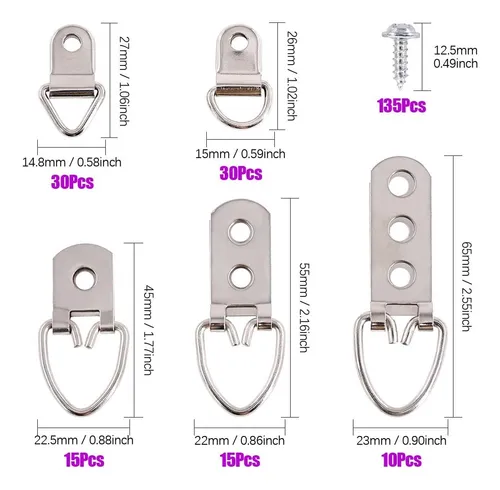 Kit 415pz Clavos Cuadros Colgar
