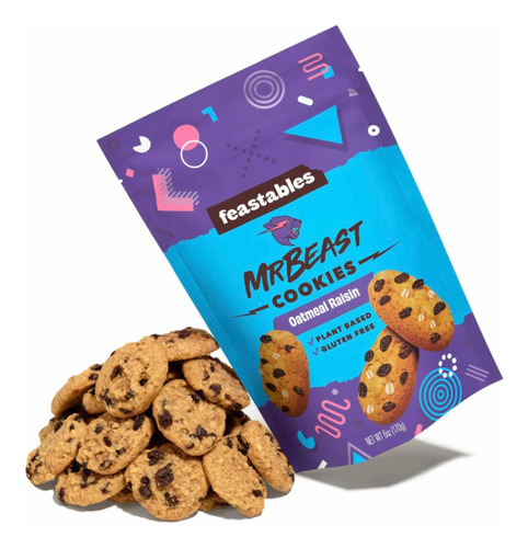 Mr Beast Galletas Avena Pasas Canela 1 Pza