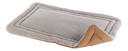 Carhartt Firm Duck Sherpa Top Dog Napper Pad, Carhartt Brown