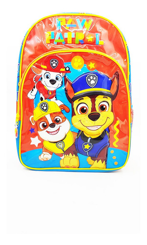 Mochila Paw Patrol Al Rescarte Espalda 16 Original