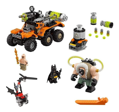Bloques para armar Lego The Lego Batman movie Bane toxic truck attack 366 piezas  en  caja