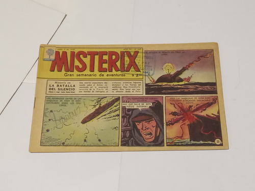 Revista Misterix N° 542 De 1959. Editorial Abril