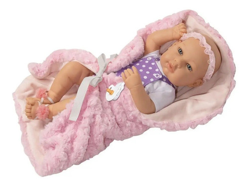 Boneca Bebe Elegance Luxo Kathy Original Baby Brink 1313