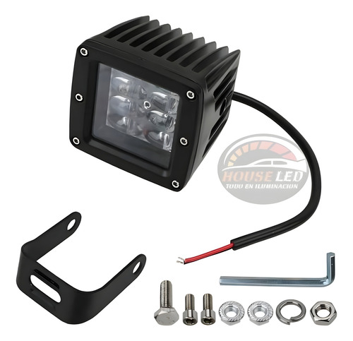 Foco Led 40w 9d Cuadrado Neblinero Auto Camioneta Bi-volt