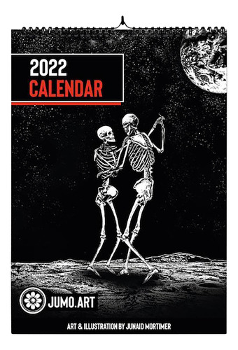 Calendario De Pared De Arte Gótico 2022 Para Decoración De O