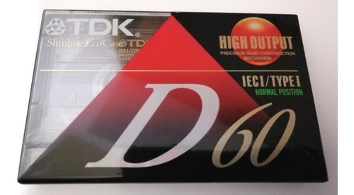 Tdk D60 Cinta Cassette