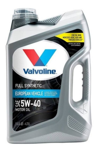 Aceite Sintético Valvoline Advanced 5w40 De 4.730 Litros 