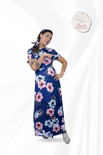 Vestido Casual Estampado En Tallas Grandes Az