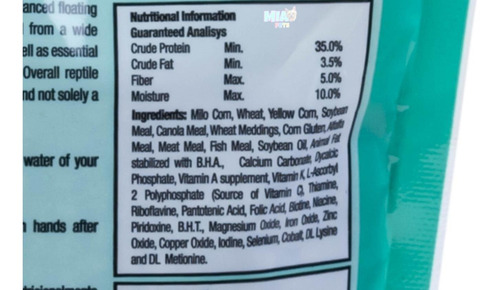 Imagen 2 de 6 de Alimento De Tortugas Y Reptiles En Bolitas Turtle Bites 90g