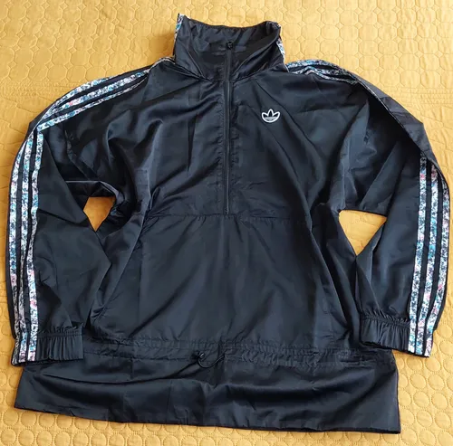 Adidas yeezy jacket windbreaker negra deals
