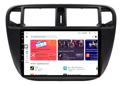 Multimidia Civic 98/00 9p Qled Android Carplay 2gb 32gb