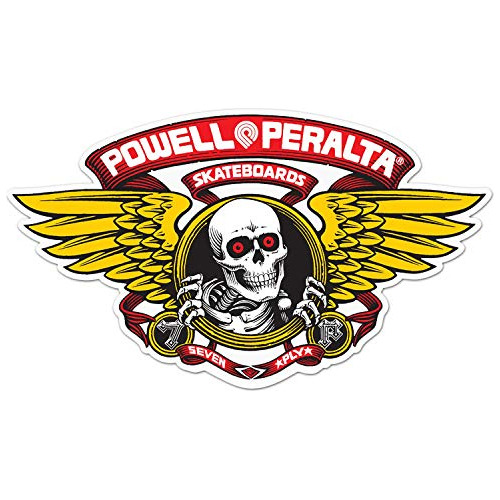 Powell Peralta Skateboard Sticker Ganado Ripper Die Cut Rojo
