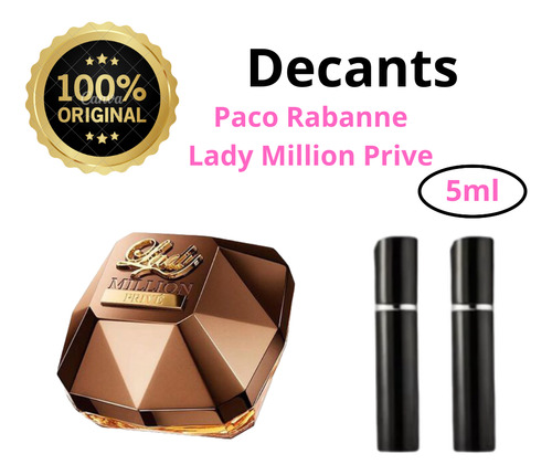 Muestra De Perfume O Decant Paco Rabanne Lady Million Prive