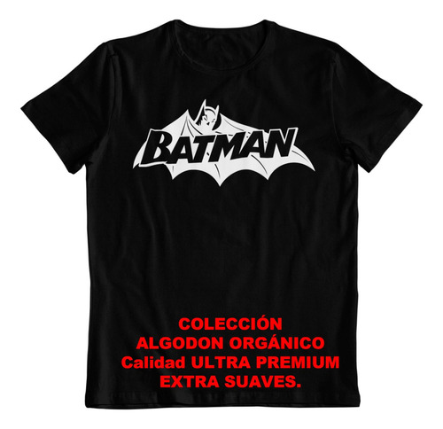 Polera - Dtf - Algodon Organico Caballero De La Noche Batman