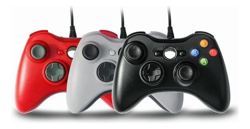 2x Control Alambrico Compatible Con Xbox 360 Y Pc Windows